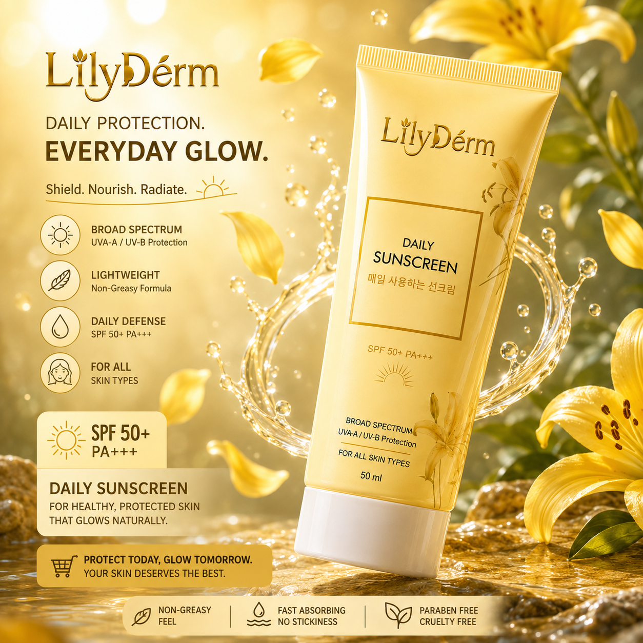 Lilyderm Daily Sunscreen SPF 50 PA+++