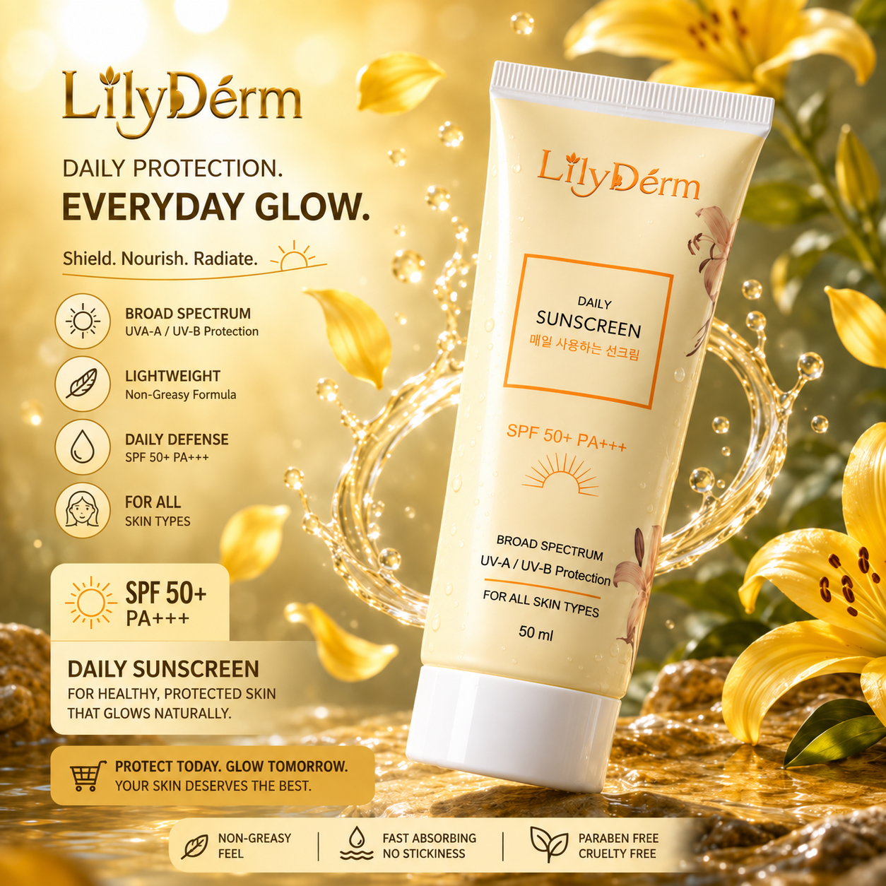Lilyderm Daily Sunscreen SPF 50 PA+++